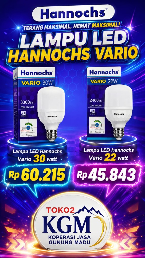 PROMOSI BARANG TOKO KGM TANGGAL 15 AGUSTUS 2026